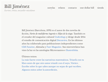 Tablet Screenshot of billjimenez.com